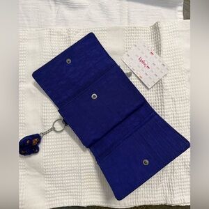 Kipling Royal Blue Tri-Fold Wallet